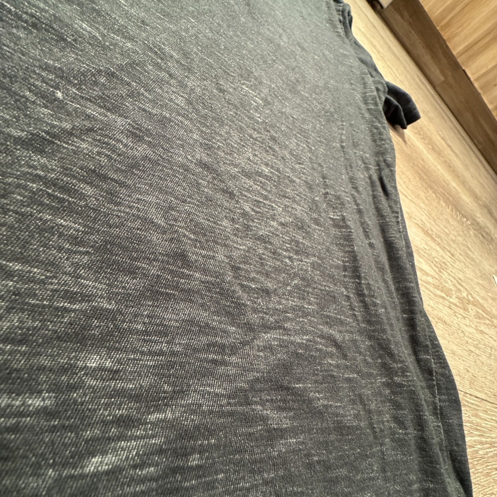 Nike Shirt Mens Large Gray Big Swoosh Short Sleeve Tee Dri Fit Casual Outdoor - Picture 6 of 9